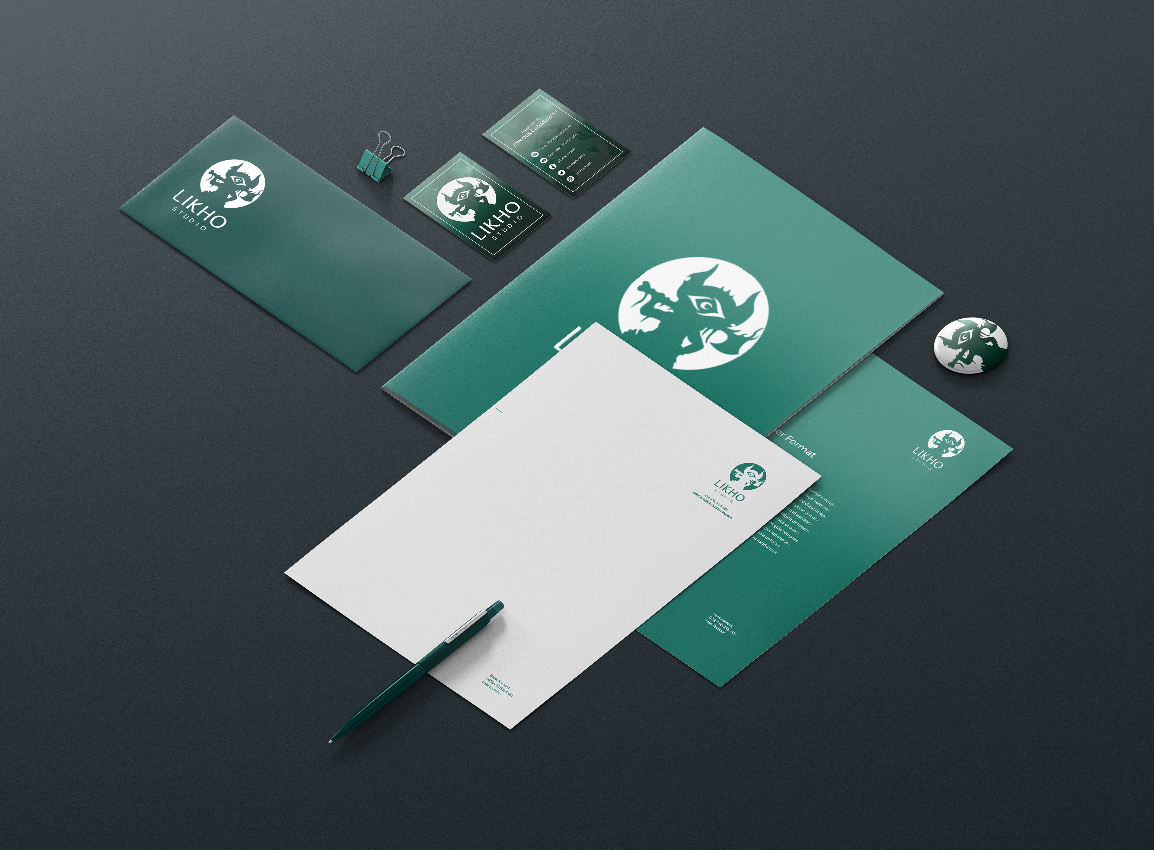 Supports visuels de Likho Studio